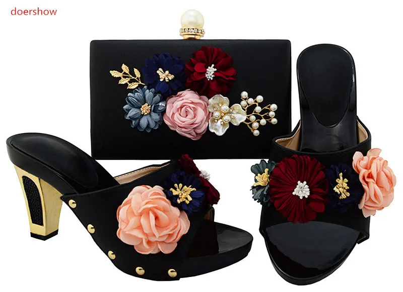 BO1-7 BL001 Black Size 38-42 Heel 7.7cm 1