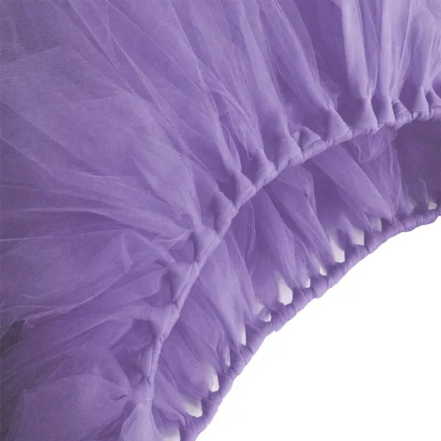 1pcs DIY Tablecloth Yarn Tulle Table Skirt Wedding Party For Wedding  Decoration Baby Shower Favors Party Home Textile New lavender