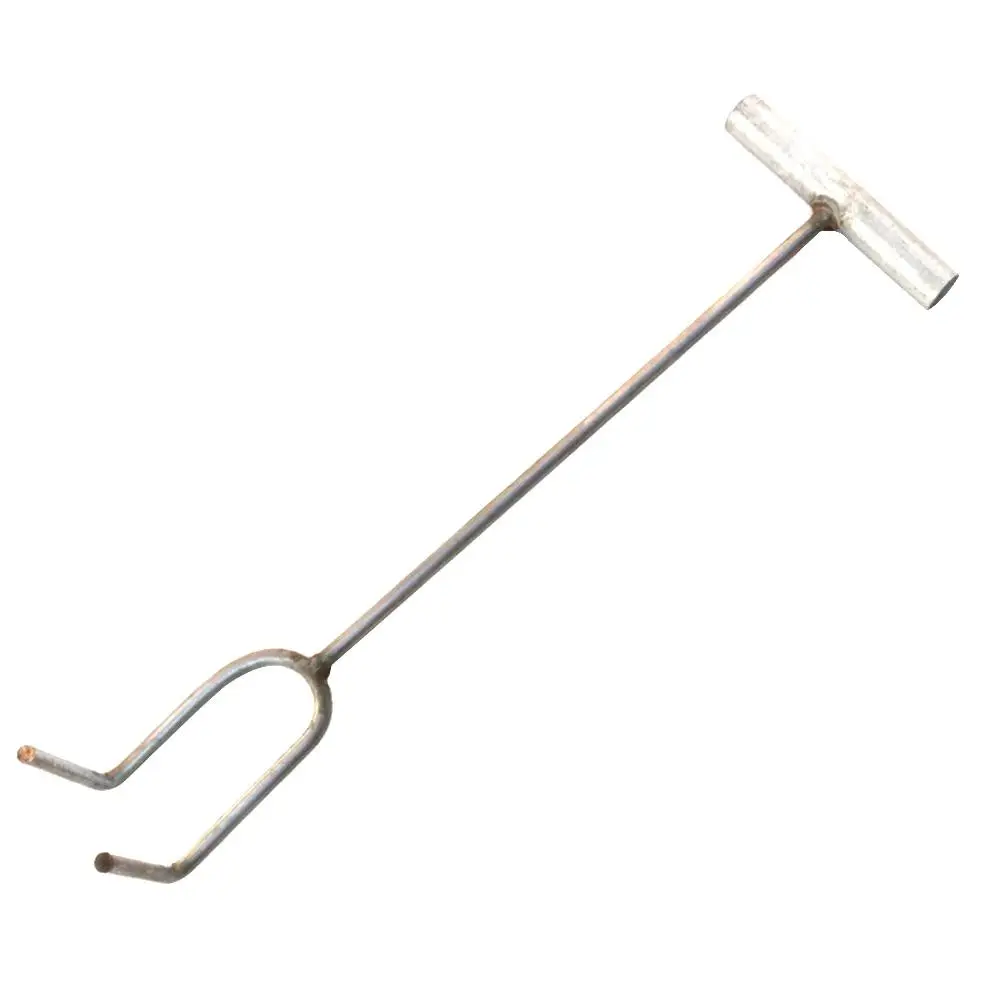 

Steel Hook Pull Frame Hook Free Bending Hook Drag Hook Long Claws Labor Saving Two Teeth Curved Hook Pull Basket Sliding Hand