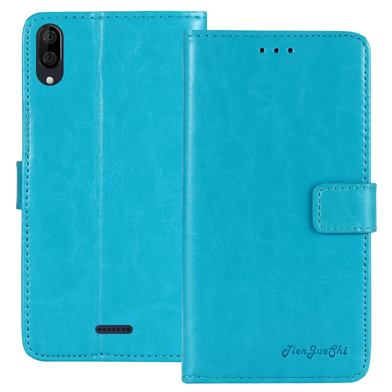 TienJueShi прочный ПУ защитный резиновый кожаный чехол для телефона Wiko Jerry 4 Y80 ТПУ