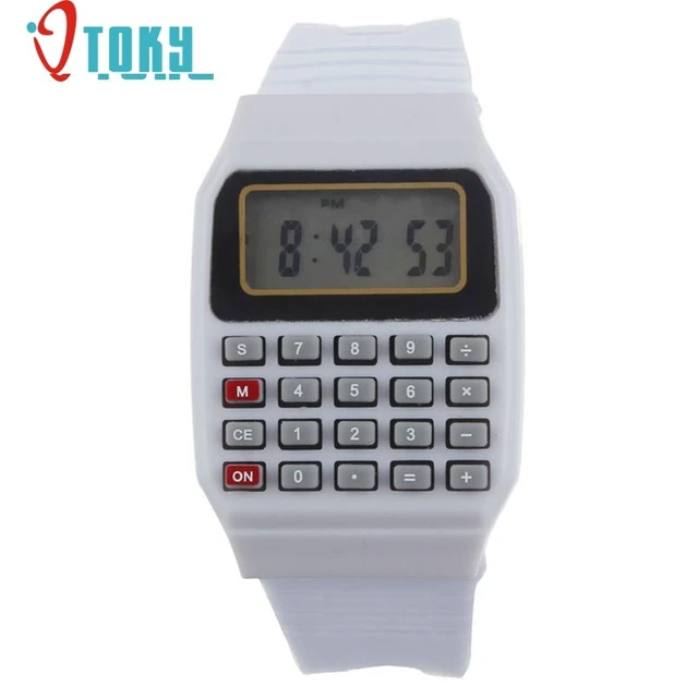 watch calculator and best quality Unsex Silicone Multi-Purpose Date Time Electro watch calculator and best quality Unsex Silicone Multi-Purpose Date Time Electro