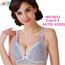 34 75A 42 95E Wireless Lace font b Maternity b font Nursing Bra Open Front Cotton