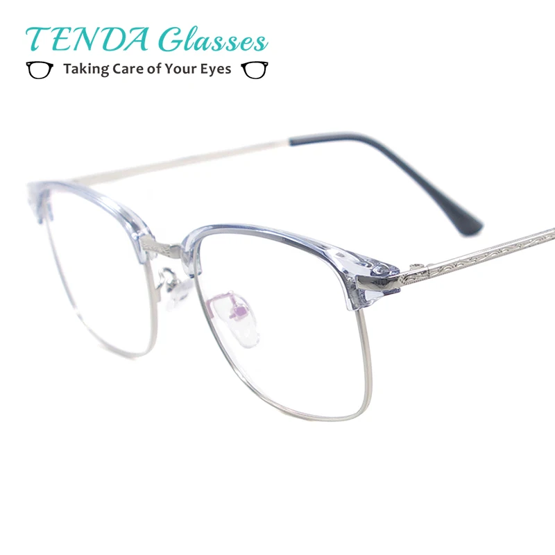 Men Acetate Small Full Rim Square Eyewear Women Eyeglasses For