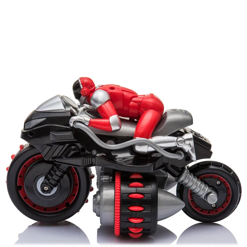 Новый 2 4 г RC Мотоцикл высокоскоростной трюк рулон игрушки модели мотоциклов