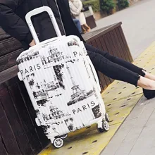 Студенты мультфильм Чемодан серии 20/22/24/26 дюймов ABS чемодан для багажа Для мужчин Спиннер брендовая дорожная сумка с колесиками на колесах