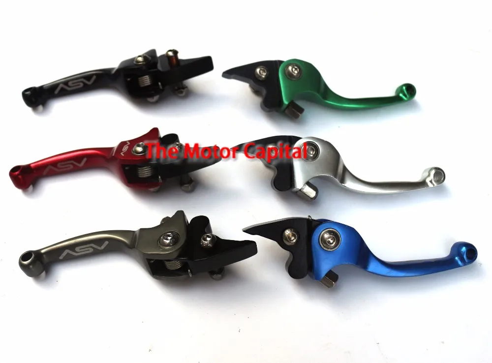 

Titanium color Alloy ASV F3 Short Brake Folding Lever Only Racing Motorcycle Pit Dirt Bike IRBIS KAYO GPX Pit CRF