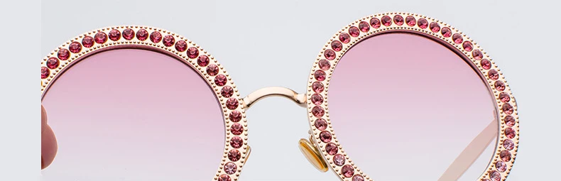 New Fashion Diamond Round Sunglasses (30)