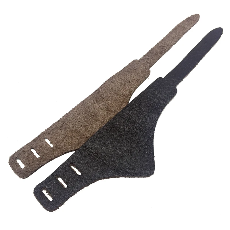 Pair Cowhide Eye Cups Eye Guards for Microscope Eyepiece Telescope Binoculars Monocular Inner Diameter 38 - 56 mm Brown Black