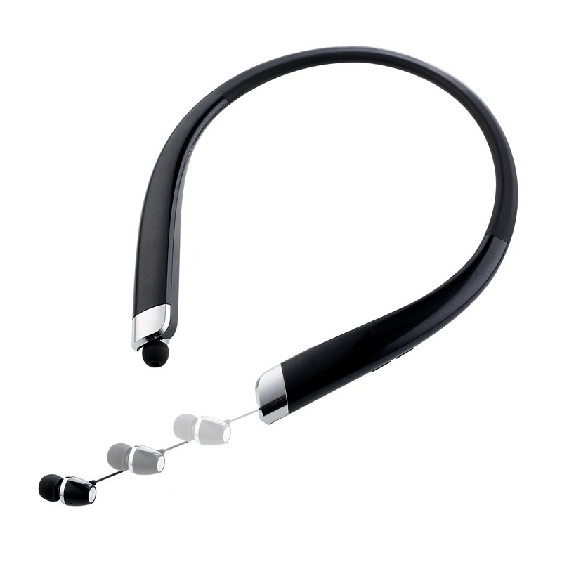 Bluetooth гарнитура с выдвижным шейным ободом водонепроницаемые спортивные наушники