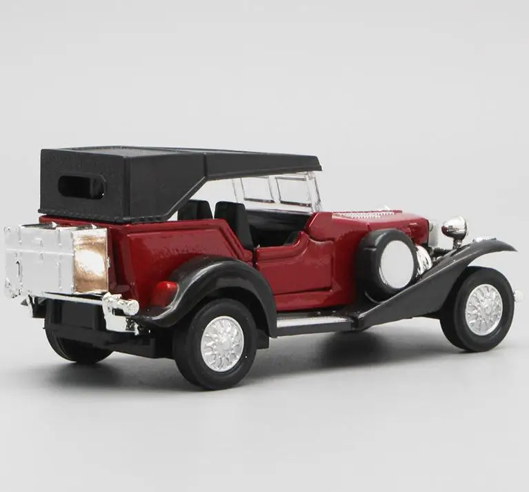 Высокая моделирования классическая модель автомобиля, 1: 36 сплав отступить Ретро Модель автомобиля игрушки, Металлический Литой 2 открыть