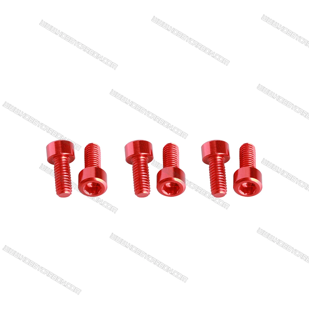HOBBY CARBON Бесплатная доставка точность M3x6mm 7075 T6 M3 Алюминий 6 мм гнездо Кепки винты с