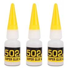 Балык 10 шт. жидкость 502 супер клей сенсорный цианакрилатный клей Прочная резиновая ткань пластик бумага Скрапбукинг комплект инструмент аксессуар