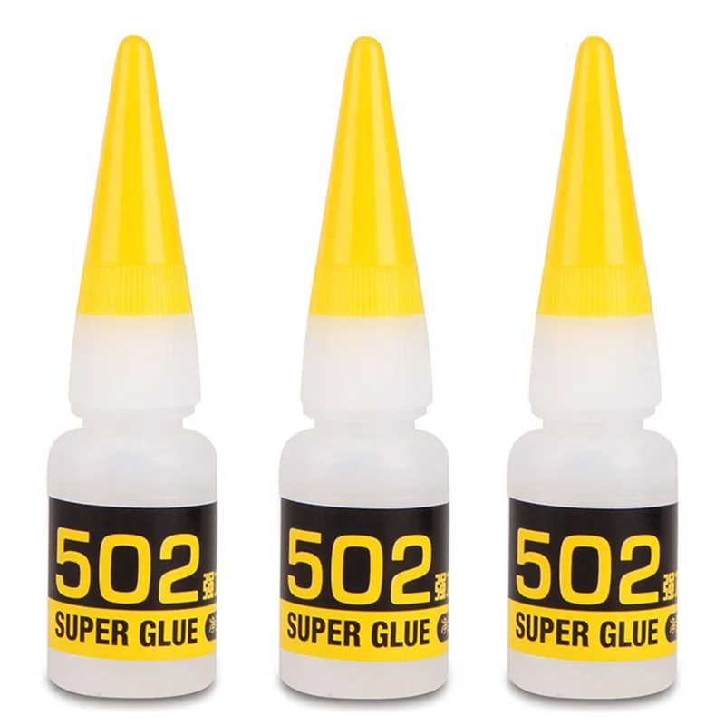 Deli 10pcs Liquid 502 Super Glue Touch Cyanoacrylate Adhesive Strong