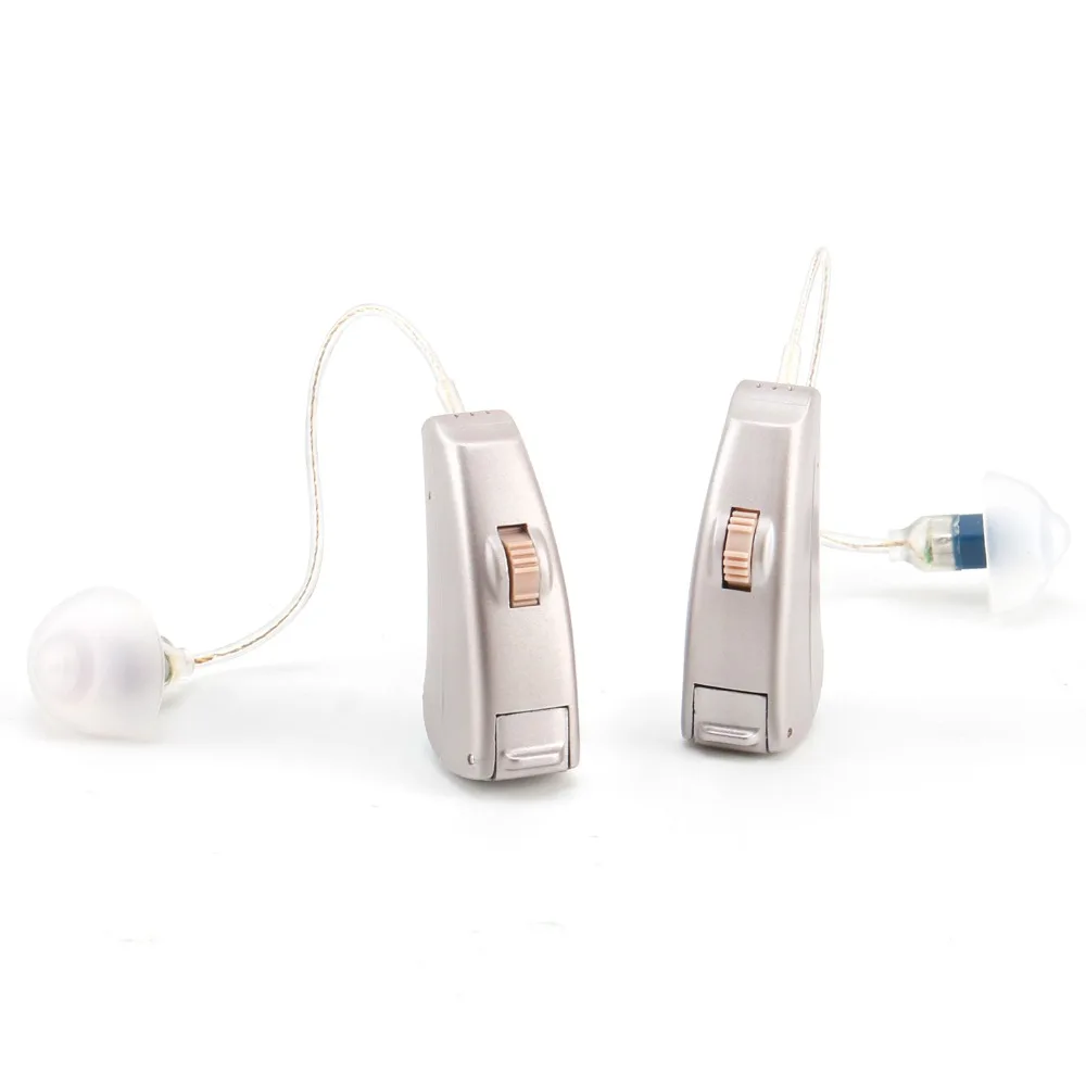 206 Ric слуховой аппарат новые слуховые усилители RIC обработка звука Регулируемая громкость Смарт шумоподавление слуховые аппараты