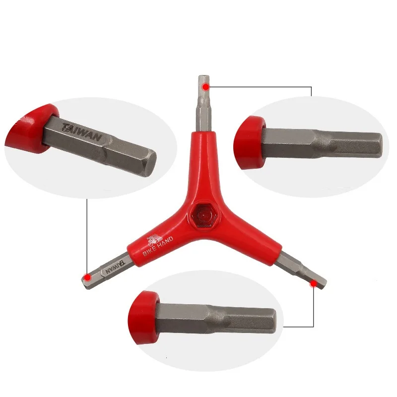 

Triangle Hexagon Tool 4/5/6 Allen Wrench 8/10 Outer Hexagon Sleeves Bicycle Repair Truck Combination Wrench