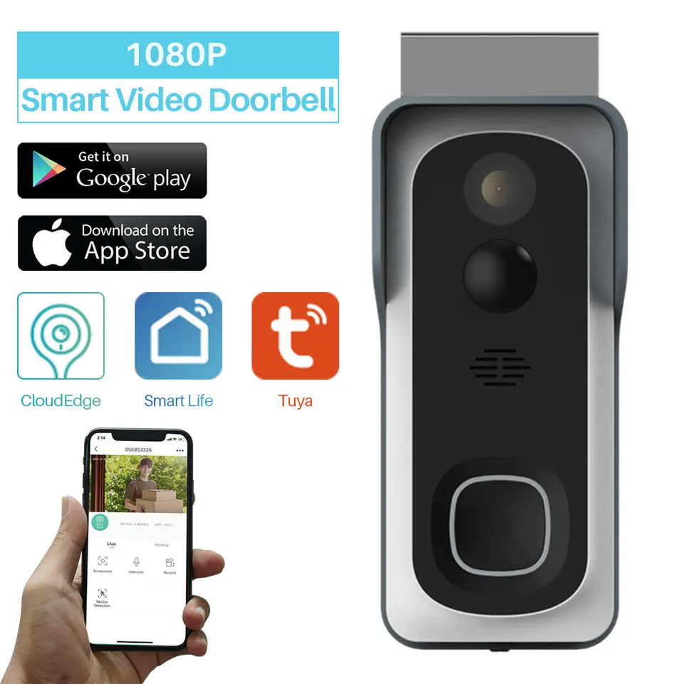 Security Orion Smart Wireless Video Doorbell Installation Home