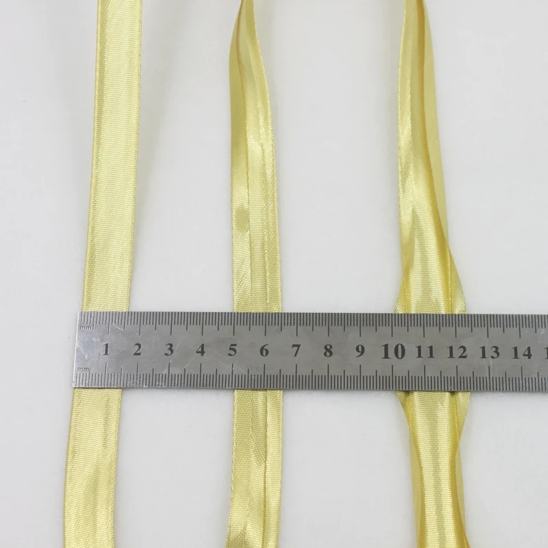 Polyester Ribbon 5/8"(15mm) Satin Bias Tape for DIY Garment Sewing