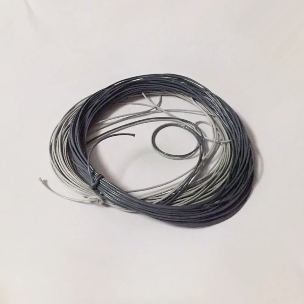 10 M Wax Nylon String Rope DIY Bracelet Necklace Jewelry Making Cord Thread 1mm Diameter Grey and Pink