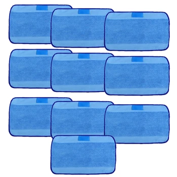 

10Pcs Microfiber Mopping Cloth Washable Sets For IRobot Braava 380t 320 Vacuum