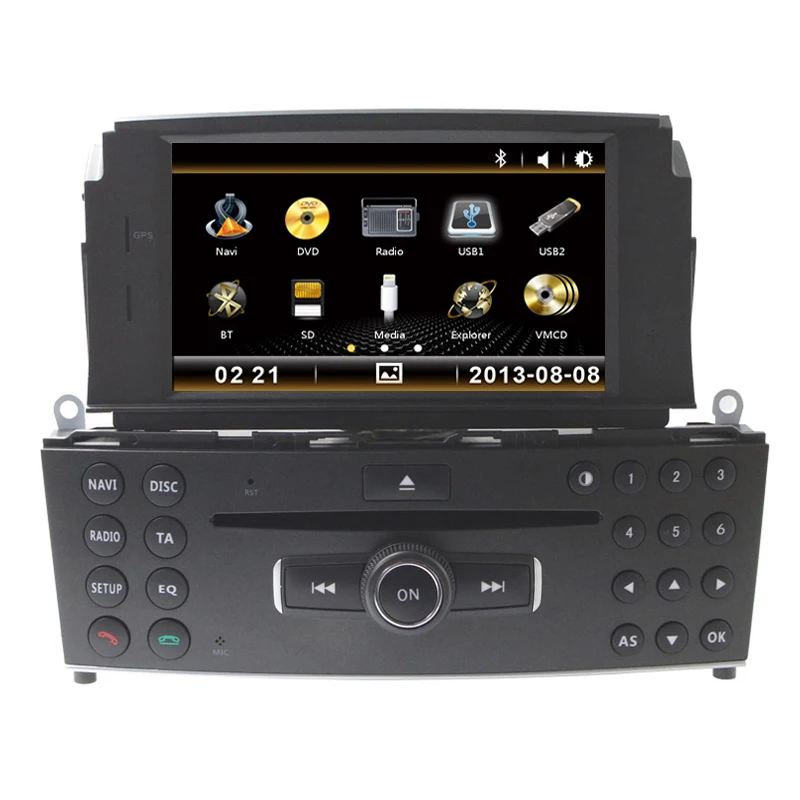 " автомобильный CD DVD плеер gps радио для Mercedes Benz C Class C200 C180 W204 2008 2009 2010 2011 2012 2013 с RDS