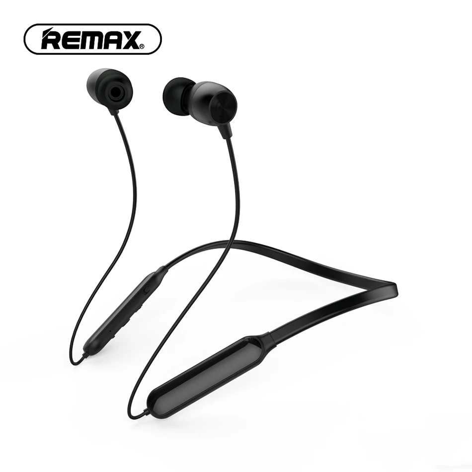 REMAX беспроводные Bluetooth наушники-вкладыши с шейным ремешком, спортивные наушники-вкладыши с микрофоном, шумоподавляющая гарнитура для мобильного телефона, MP3