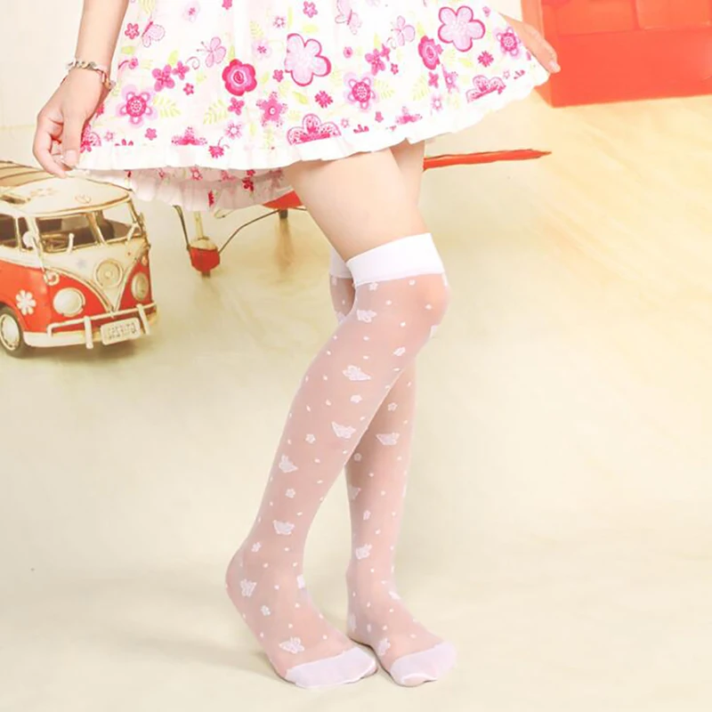 Детские носки принцессы для девочек, милые колготки для малышей, детские гольфы, Белые Носки с рисунком кота