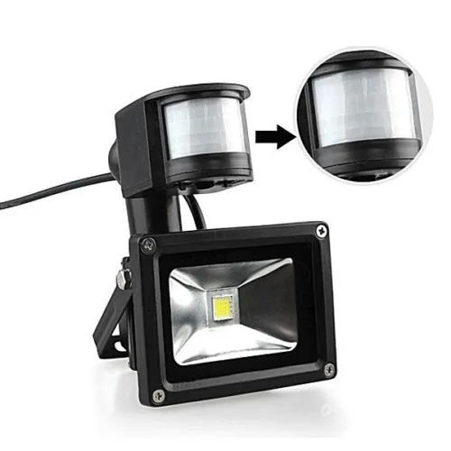 10W PIR Infrared Body LED Motion Sensor Flood Light Floodlight