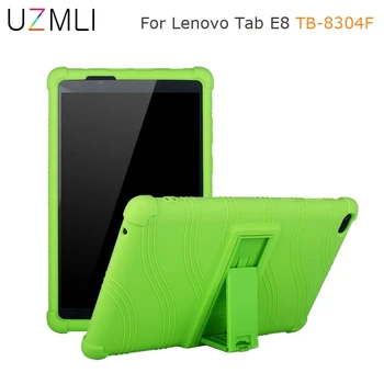 

Silicon Case For Lenovo Tab E8 TB-8304F 8.0 inch Shockproof Rubber Tablet stand cover For Lenovo Tab E8 8304F Soft case