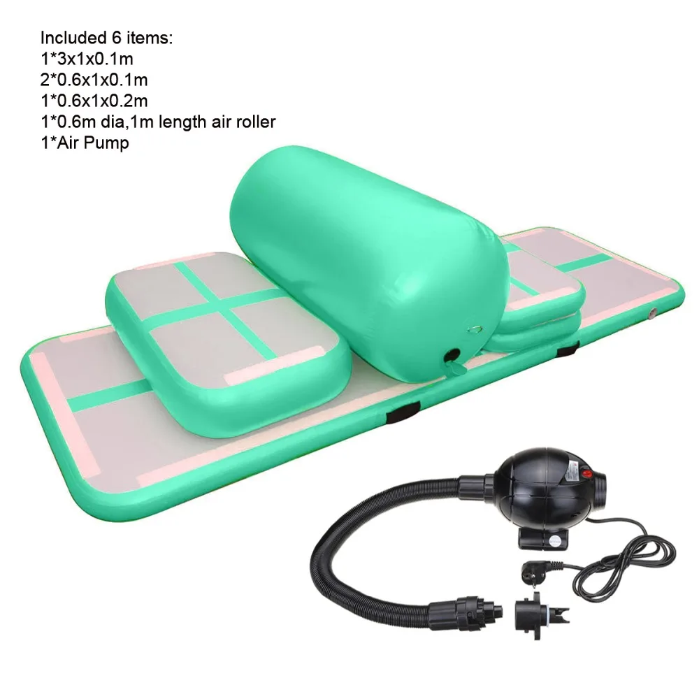 

Inflatable bouncer Air Track 10/20cm Thickness Inflatable Gymnastics Air Track for Training/Home/Cheerleading/Yoga/Water+Pump