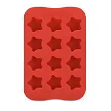 Горячая силиконовая форма для замораживания крючок для пудинга и желе принадлежность для изготовления шоколадных форм Mold 12 Ice Cube лоток для заморозки форма для льда для пудинга и желе Инструменты для тортов 5pz