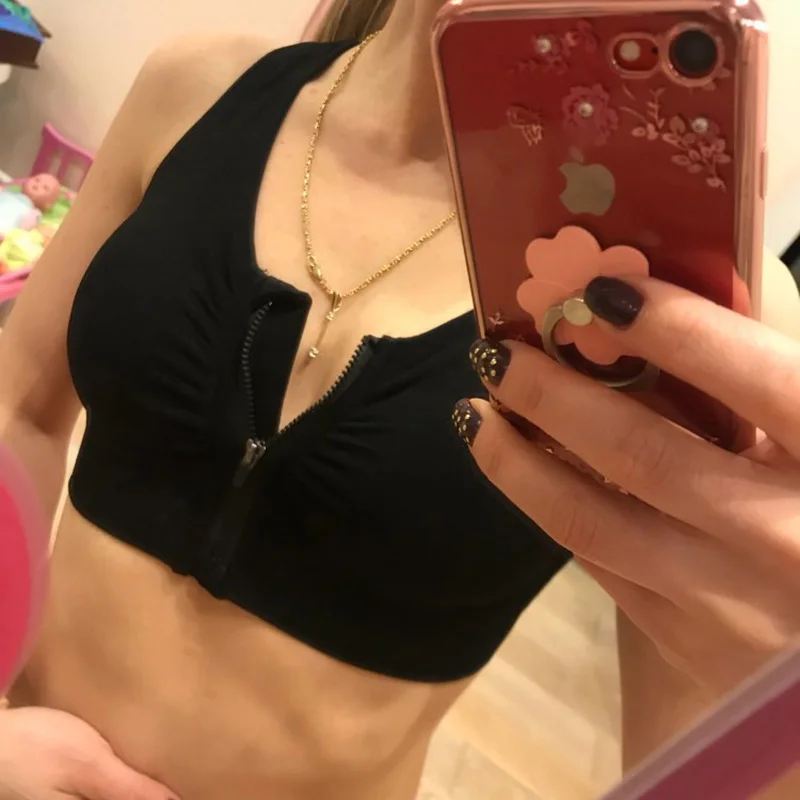 Plus Size Yoga Shirt Sports Bra for Women