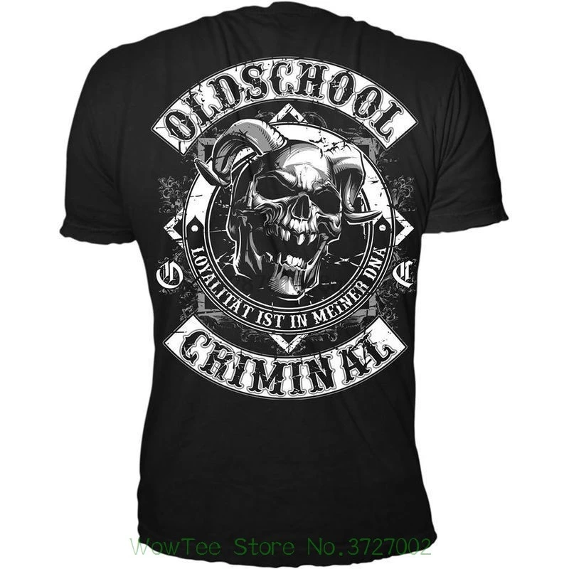 Футболка Oldschool Criminal, Повседневная футболка с принтом Badboys B Se Buben|Футболки| | АлиЭкспресс