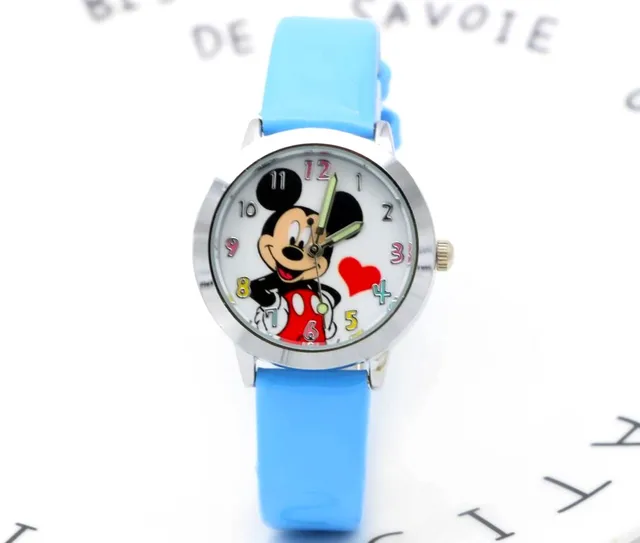 New Cute cartoon quartz wristwatch children leather watch Mickey watches kids bo New Cute cartoon quartz wristwatch children leather watch Mickey watches kids bo
