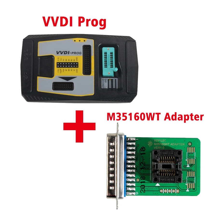 Оригинальный V4.7.9 Xhorse VVDI PROG программист с адаптером M35160WT|Программаторы