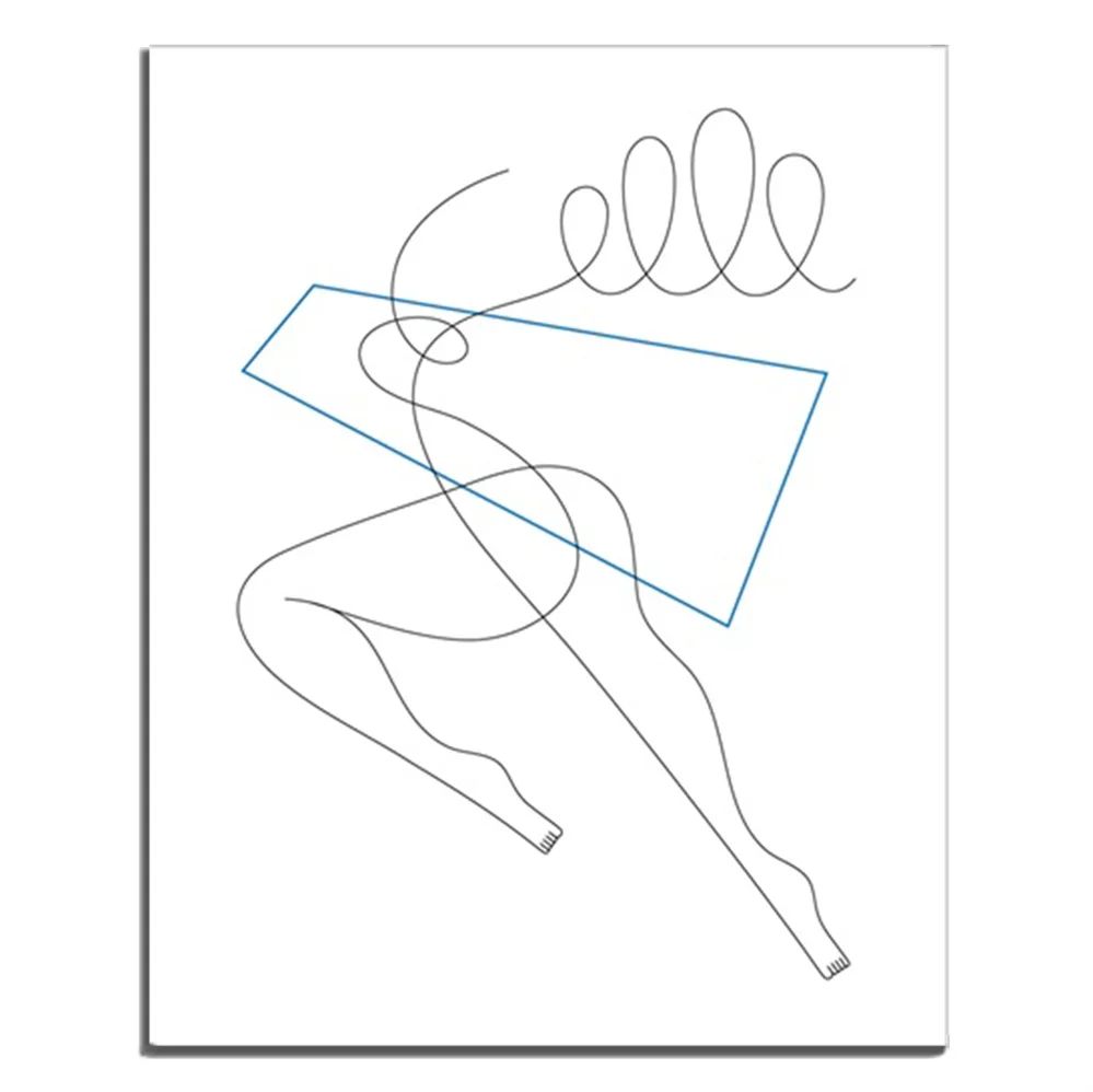 

Stick Figure Graffiti Abstract Home Living Room Bedroom Indoor Decor Modern Wall Art Canvas Oil Paintings Decoration No Frame