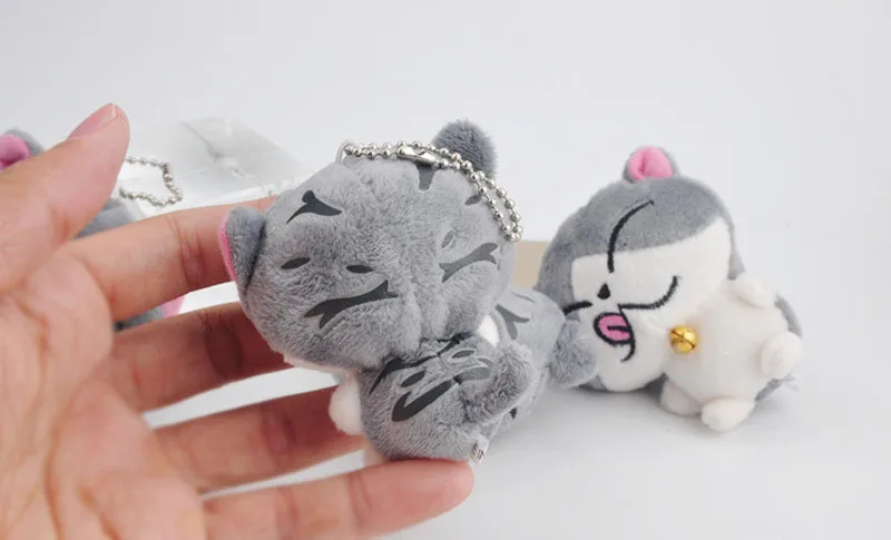 New-Kawaii-7cm-Kawaii-Chi-s-Cat-Plush-Stuffed-Toy-Doll-4Colors-Cats-Kid-s-keychain (4)