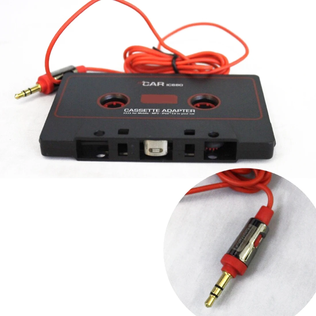 Marsnaska Car Cassette Tape Adapter Cassette Mp3 Player Converter For