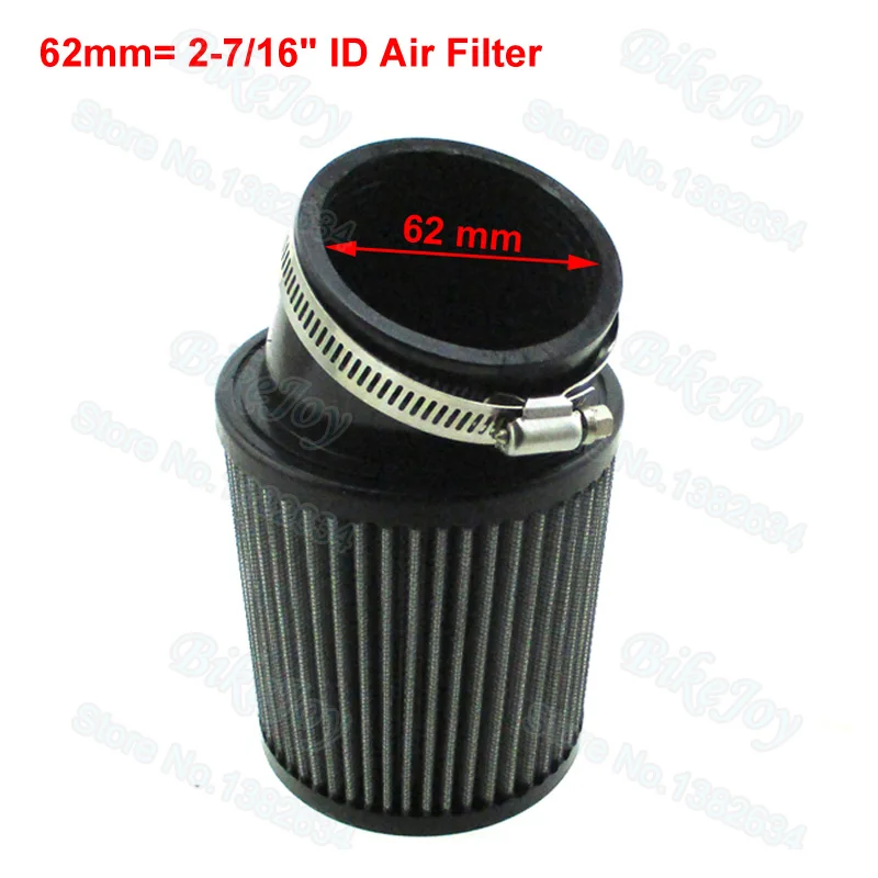 

2-7/16" 62mm Air Filter For Predator 212cc GX160 GX200 Go Kart Mini Bike