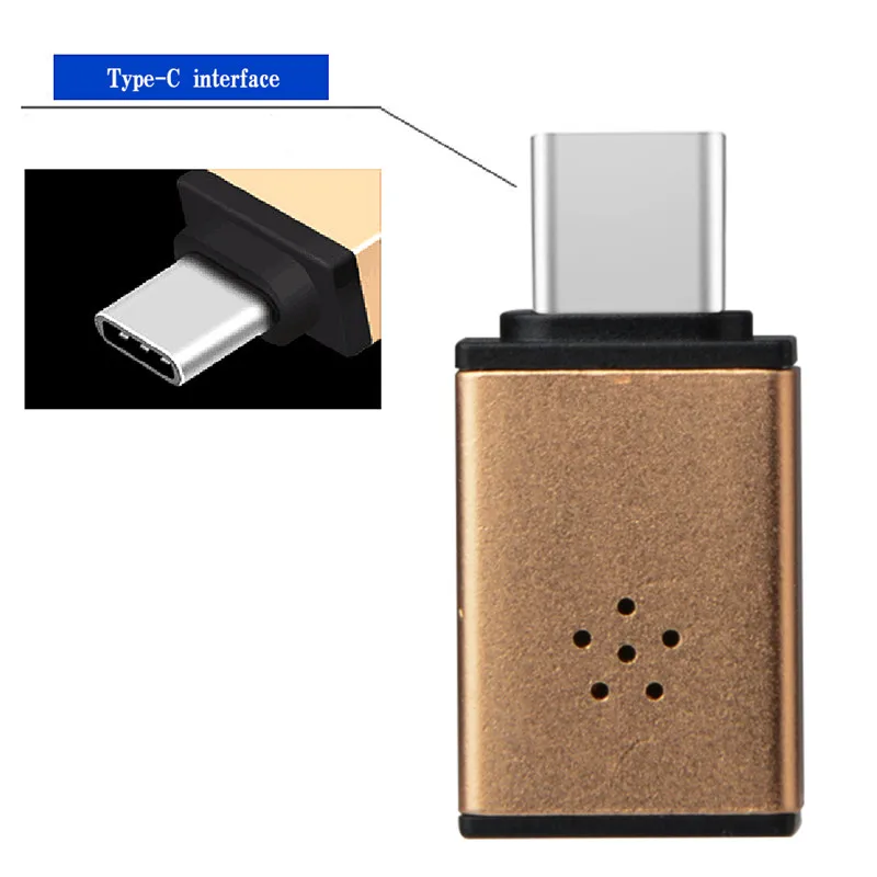 

Mini Portable C Port Microphone Audio Adapter Plug Play Mic Noise Cancellation for Smartphone Computer Connection Adapter