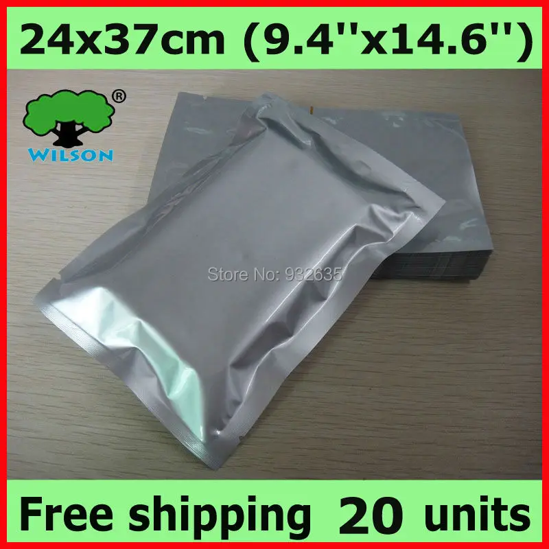 9.4 &quotx 14.6&quot дюймов (24x37 см) 4 млн 1 галлон алюминиевой фольги мешок mylar алюминия для