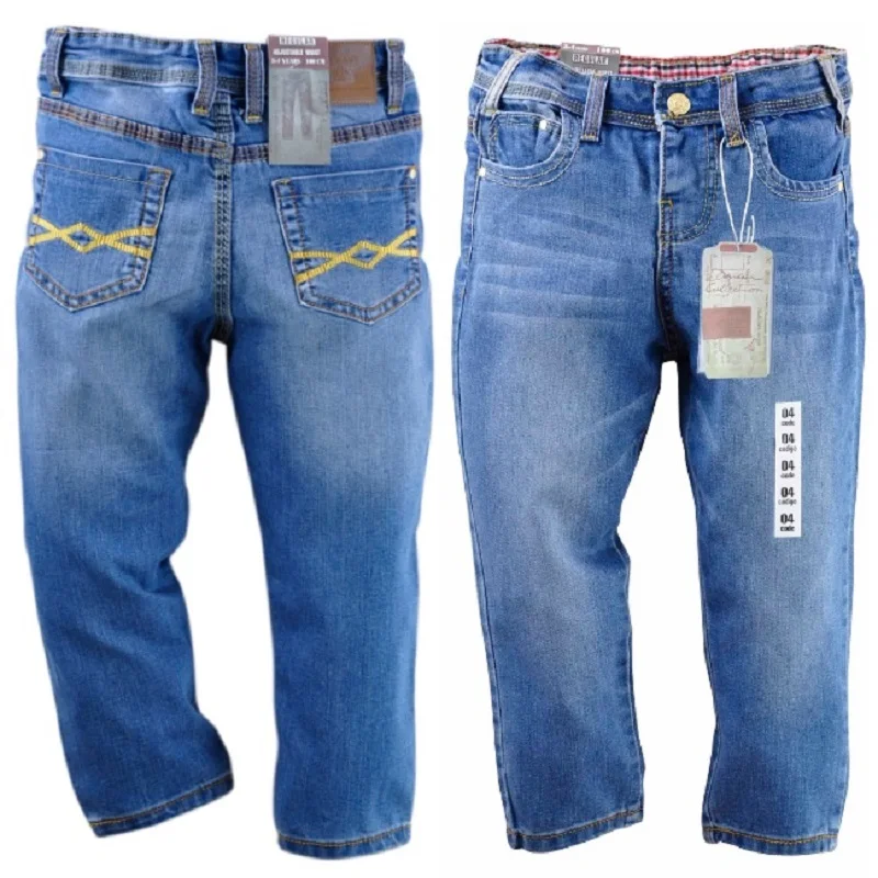 Hooyi/джинсы для девочек детские джинсовые штаны детские джинсы для мальчиков брюки bebe для 2, 3, 4, 5, 6, 7, 8 лет