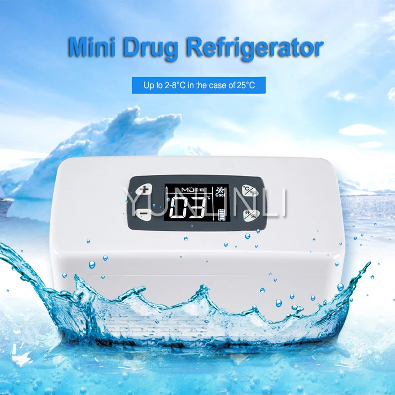 Мини лекарств Regrigerator портативный инсулин холодильное Дело автомобиля мини Медицина холодильное устройство MJ-1