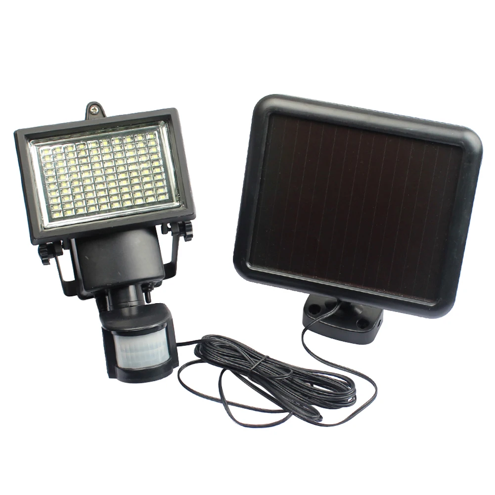 

100 LEDOutdoor Solar Light PIR Body Motion Sensor Security Wall Lamp Home Garden Garage Lamp Street Emergency Lamp FULI
