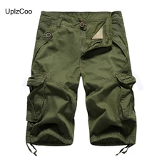 UplzCoo Летние повседневные шорты мужские спортивные шорты Модные Мульти-комбинезоны с карманами мужские свободные хип хоп Брендовые мужские шорты одежда FM070