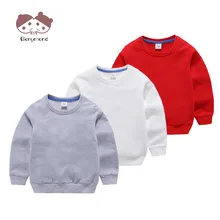 Новая брендовая качественная детская футболка для мальчиков и девочек, Roupas, осенне-Весенняя верхняя одежда, детский пуловер, топы