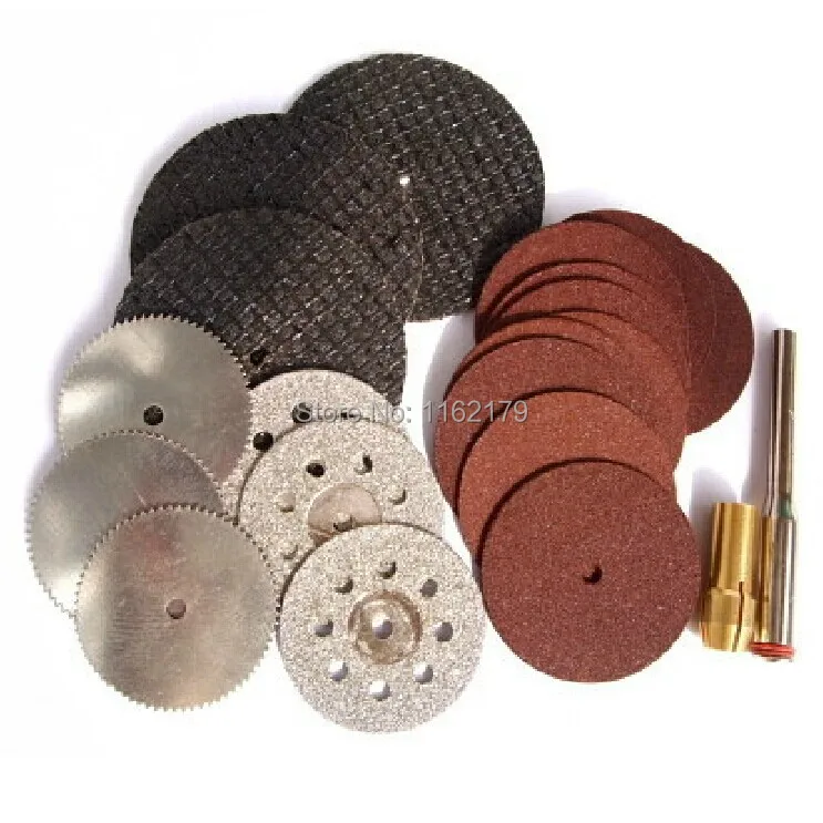 21pc cutting kit Emery alloy cutting discs/Small toothed saw blade/Dual-network/Resin sliced/Slice link