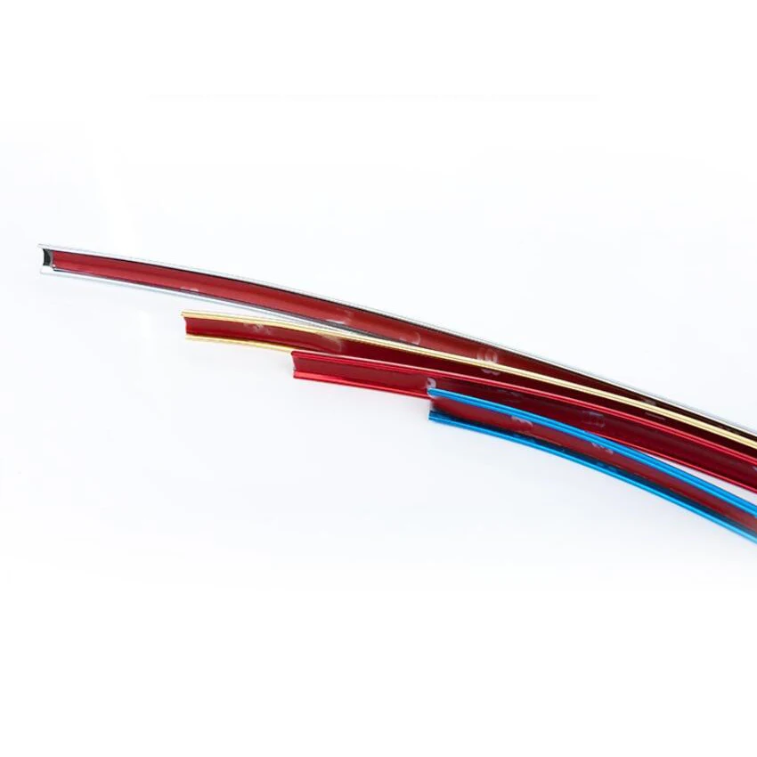 Car Wheel Tire Steel Rim Electroplated Decorative Sticker Line Anti-scratch Anti-collision Strip Protection Ring_voghion.com