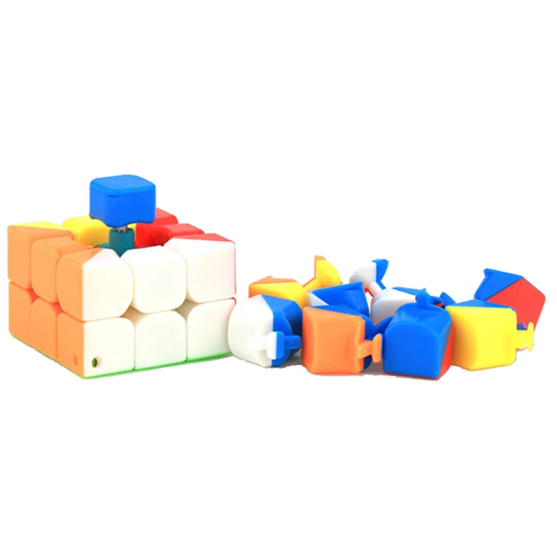 Куб класс 3 см Брелок магические кубики 3х3 скорость головоломки кубики многоцветный креативный куб повесить украшения