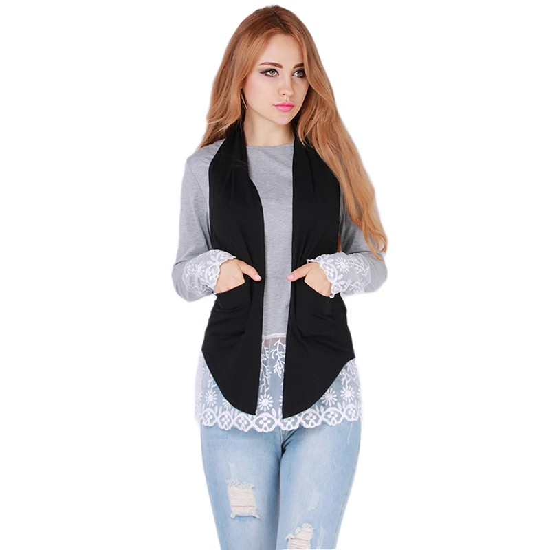 Buy 2017 Autumn Women Slim Solid All match Vest Black