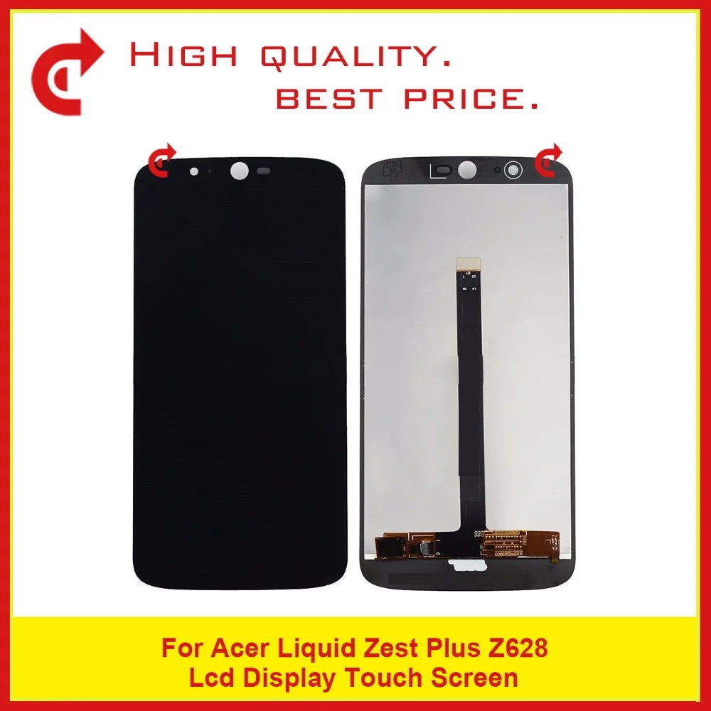 

High Qulity 5.5" For Acer Liquid Zest Plus Z628 LCD Display With Touch Screen Digitizer Sensor Panel Free Shipping